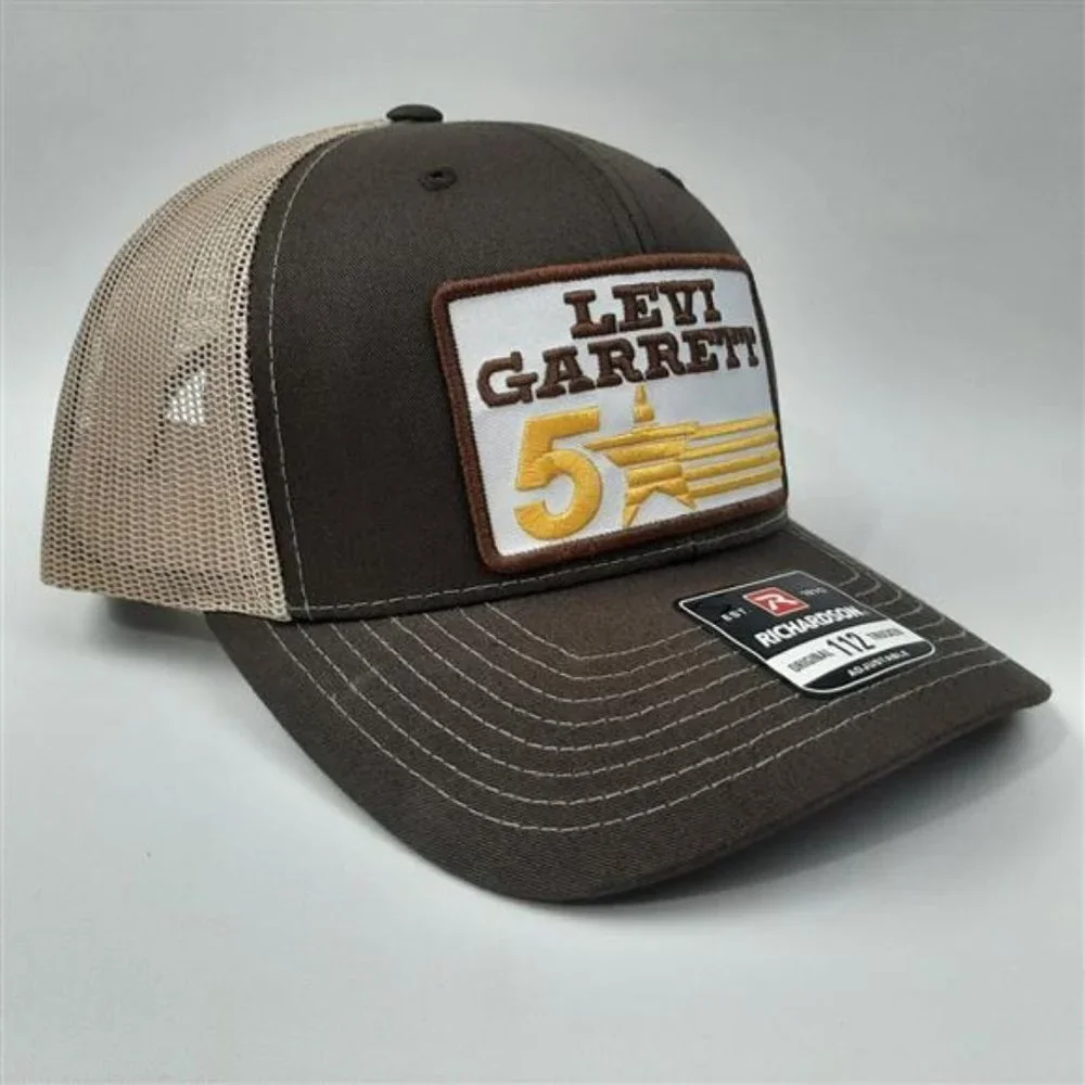 Levi Garrett Chew Embroidered Patch Richardson 112 Trucker Cap Racing Vintage